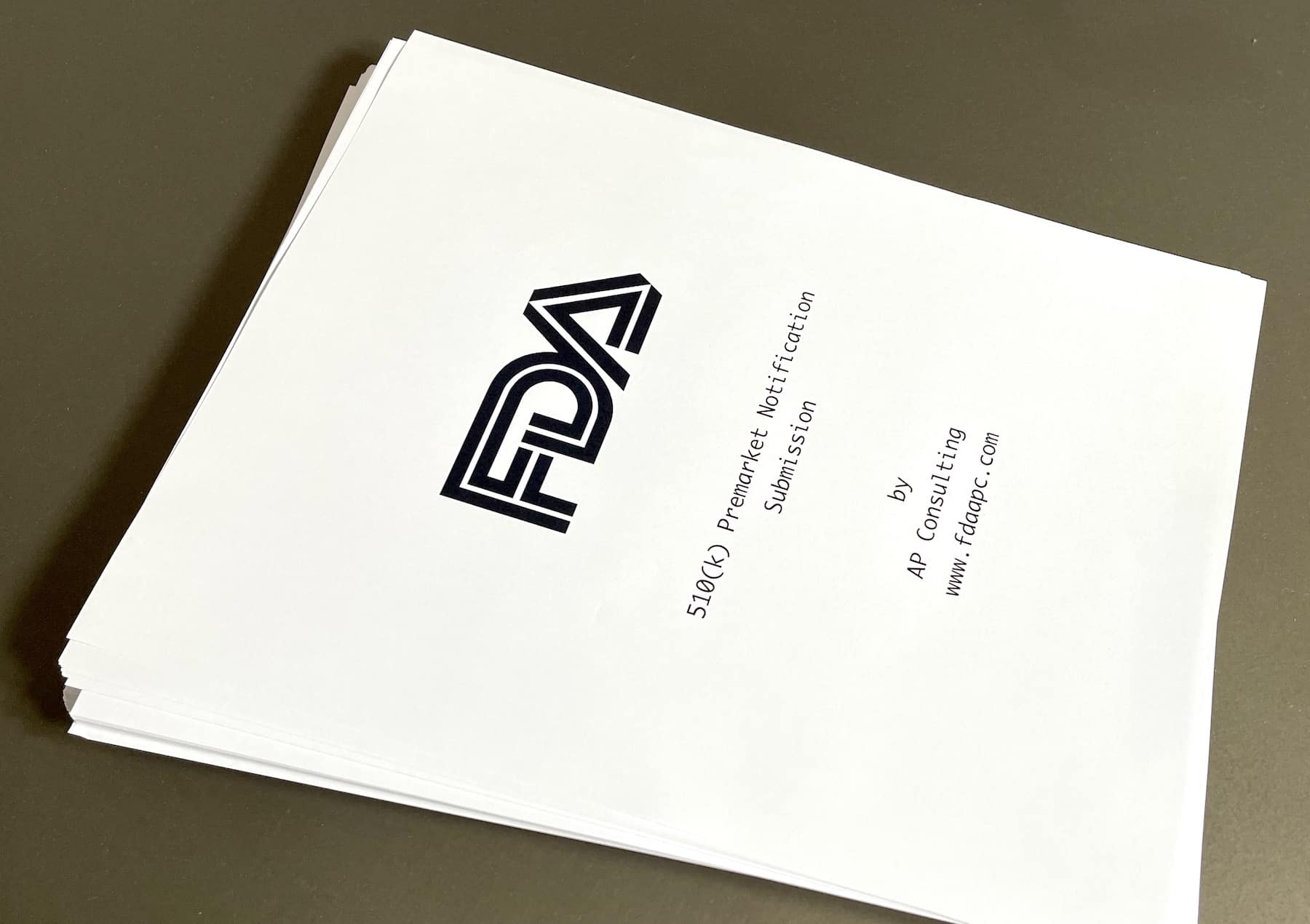 FDA 510k Submission FDA 510k Submission